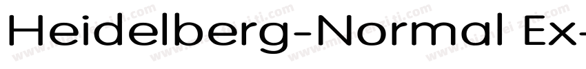 Heidelberg-Normal Ex字体转换
